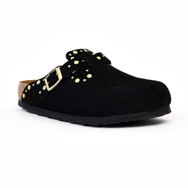 sabots boston rivet black Birkenstock