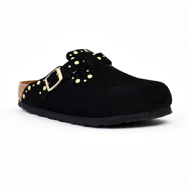sabots boston rivet black Birkenstock