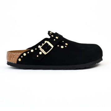 sabots boston rivet black Birkenstock
