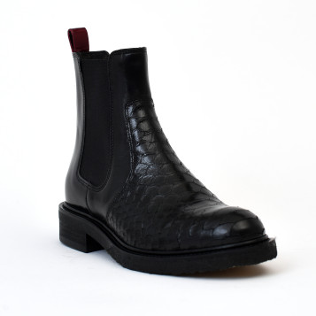 Bottines a 7118 noir/rouge Billi Bi