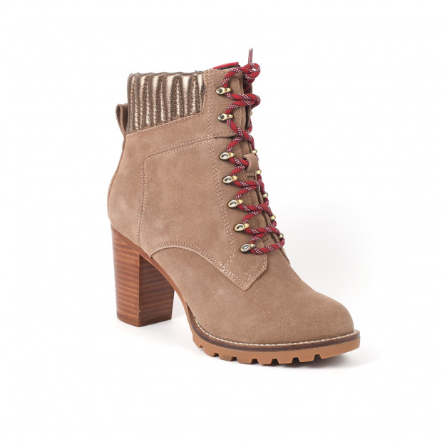 Bottines basic hiking heeedl boot beige Tommy Hilfiger