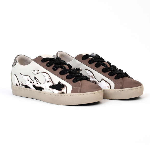 Baskets d019s10 taupe gamin