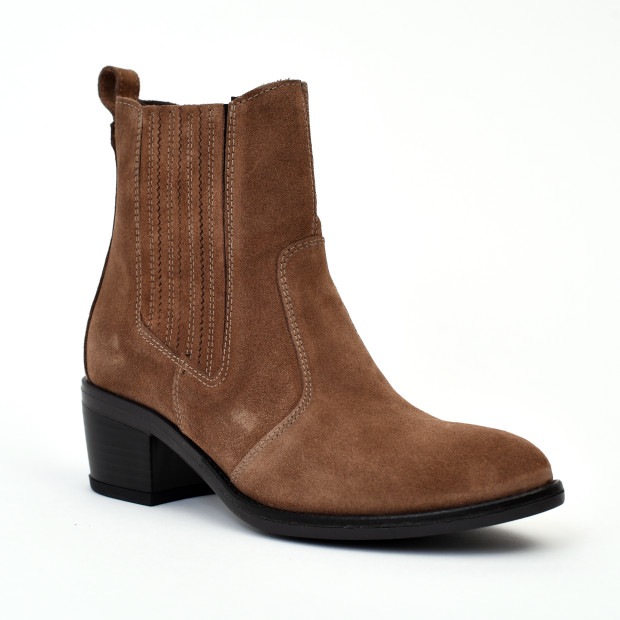 bottines à talons 513907 taupe Nero Giardini