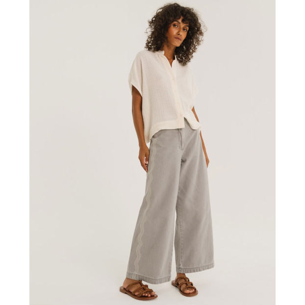 tops et chemises virza emma écru tinsels