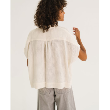 tops et chemises virza emma écru tinsels