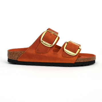 mules arizona big buckle orange Birkenstock