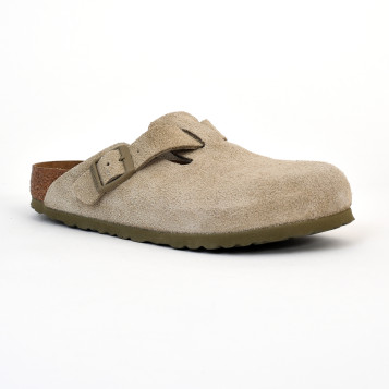sabots boston leve faded kaki Birkenstock