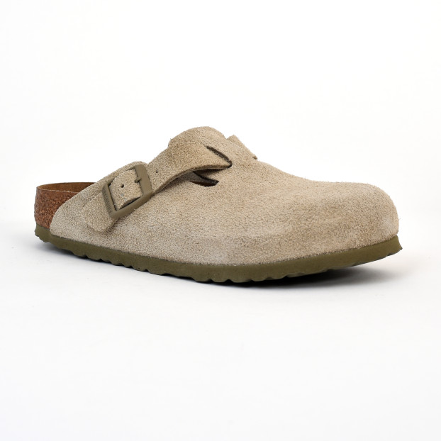 sabots boston leve faded kaki Birkenstock