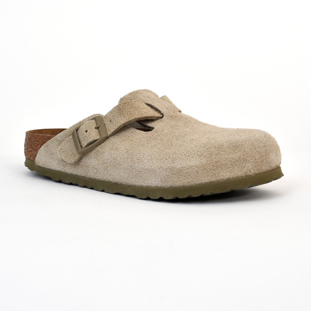 sabots boston leve faded kaki Birkenstock