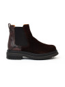 Bottines laki cacao-python café Aliwell