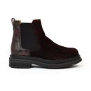 Bottines laki cacao-python café Aliwell