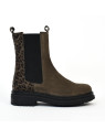 Bottines kira kaki-léo Aliwell