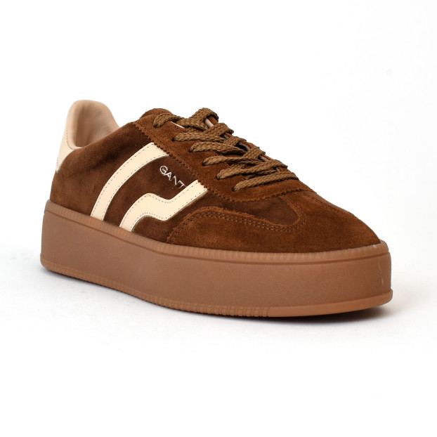 Baskets cuzmani noisette - crème Gant