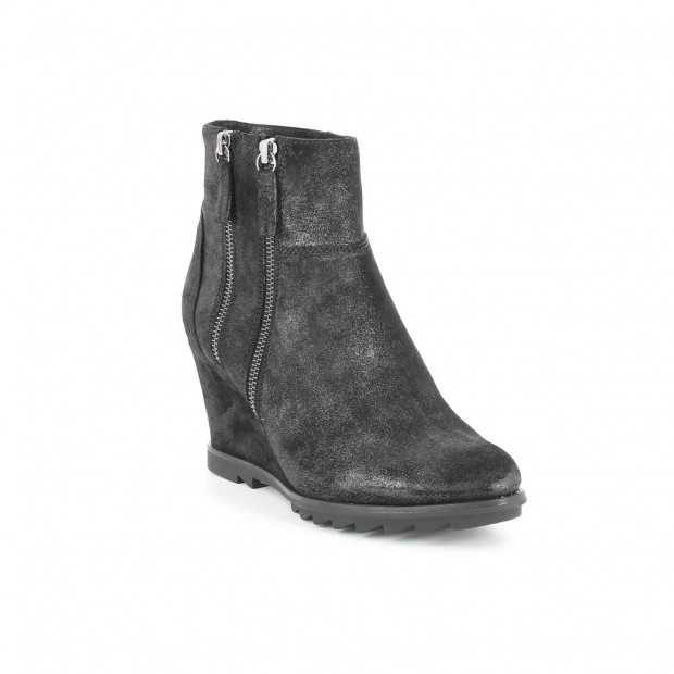 bottines compensées reishi noir Unisa