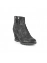 bottines compensées reishi noir Unisa