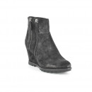 bottines compensées reishi noir Unisa