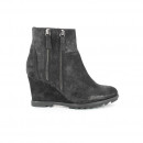 bottines compensées reishi noir Unisa