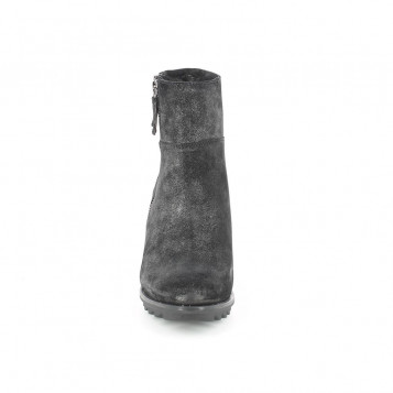 bottines compensées reishi noir Unisa