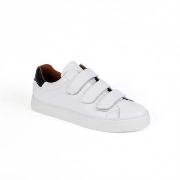 baskets spark free blanc/navy Schmoove