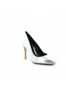 escarpins miroir argent manoush