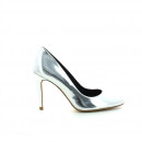 escarpins miroir argent manoush
