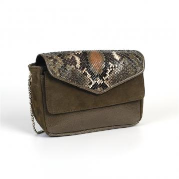 sac à main mini leçon python verde Craie