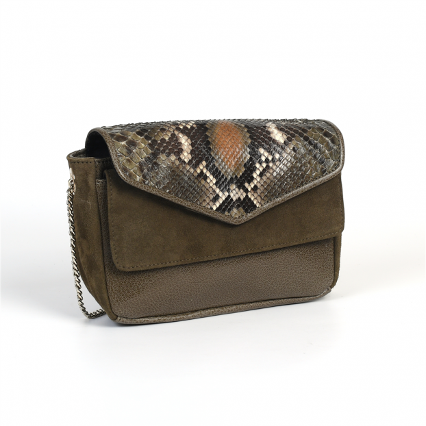 sac à main mini leçon python verde Craie