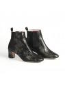 Bottines glawdys noir argent Repetto