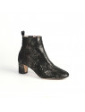Bottines glawdys noir argent Repetto