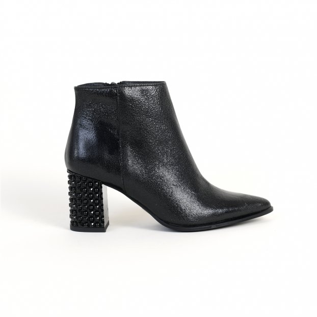 bottines à talons 4127 flash noir Myma
