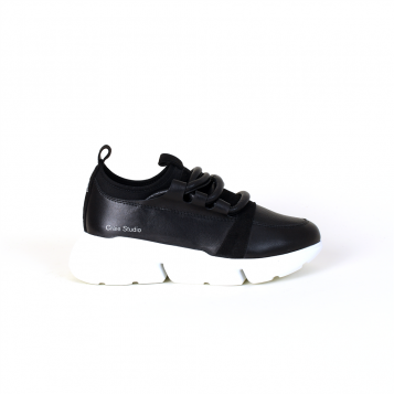 Baskets agile noir Craie