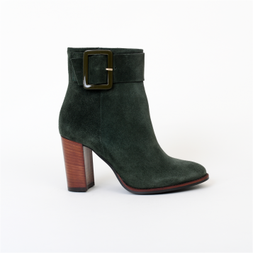 bottines à talons gc lz f 26 vert kaki elisa lanci