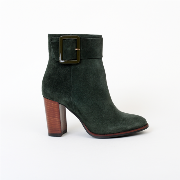 bottines à talons gc lz f 26 vert kaki elisa lanci