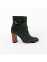 bottines à talons gc lz f 26 vert kaki elisa lanci