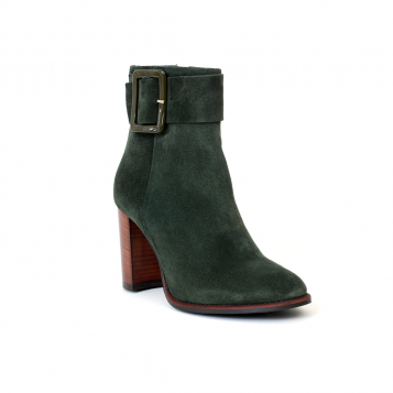 bottines à talons gc lz f 26 vert kaki elisa lanci
