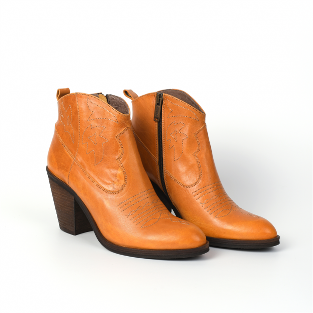 bottines à talons sirena jaune Minka