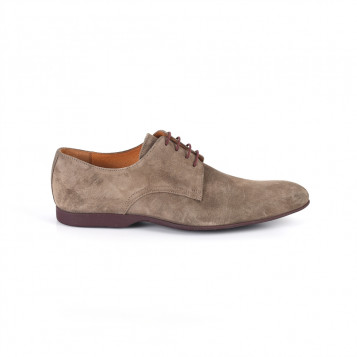 chaussures à lacets douglas taupe Christian Pellet