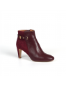 bottines à talons arlette cherry red Petite Mendigote