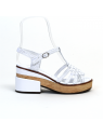 sandales à talons 9225 blanc Pons Quintana