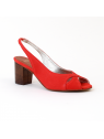 escarpins bout ouvert gigi corail Nimal