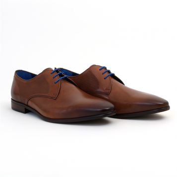 chaussures à lacets verdol cognac Azzaro