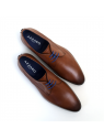 chaussures à lacets verdol cognac Azzaro