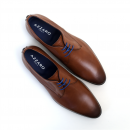 chaussures à lacets verdol cognac Azzaro