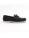 chaussures bateaux docksides crasy horse dark grey regular Sebago