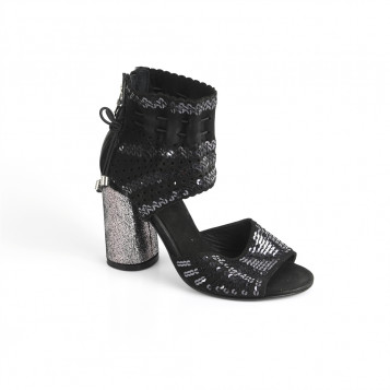 sandales & nu-pieds ef 188 noir nsand