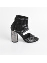 sandales & nu-pieds ef 188 noir nsand