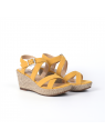 sandales compensées darel jaune JB Martin