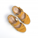 sandales compensées darel jaune JB Martin