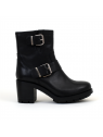 bottines à talons karton noir paoyama