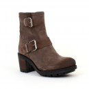 bottines à talons karton taupe paoyama